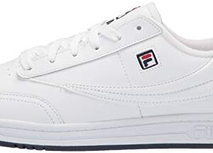 Fila mens Men's Fila Tennis 88 Sneaker, White/Navy/Red, 9.5 US