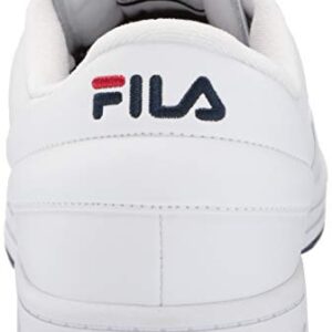 Fila mens Men's Fila Tennis 88 Sneaker, White/Navy/Red, 9.5 US