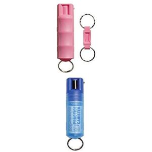 sabre pink police strength + practice pepper spray kit