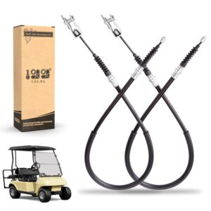 10L0L Golf Cart Brake Cable Set for Club Car DS 2000-up, 42inch Brake Cable Kits Suitable for Driver & Passenger Side, OEM# 102022101