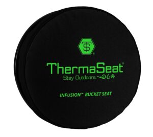 northeast products thermaseat infusion bucket lid spin seat, black, 3"