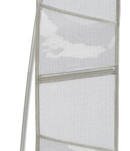 Displays2go Trade Show Magazine Literature Rack, Portable, Floor Standing, Carry Bag (4 Pocket)