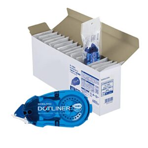 kokuyo dotliner refill, dotliner tape runner refill, permanent adhesive, japan import (15, blue)