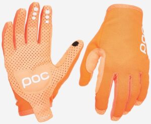 poc avip full-finger glove - men's zink orange/black, s