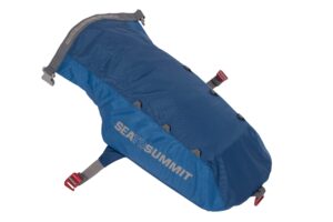 sea to summit sup deck bag, stand-up 12l paddleboard dry bag, blue