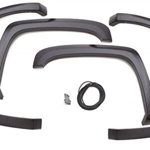 Lund SX110S Elite Series Black Sport Style Standard Fender Flare - 4 Piece