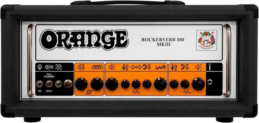 Orange Rockerverb 100 MKIII - 100-Watt 2-Channel Tube Head - Black