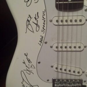 The Lovin Spoonful Autograph Signed 6 String Sx Vintage Series guitar (Joe Butler, Jerry Yester, Steve Boone, Mike Arturi, Phil Smith)