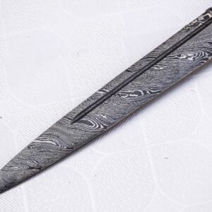 Poshland REG-212, Custom Handmade Damascus Steel 17 Inches Dirk Blade Knife (REG-212)