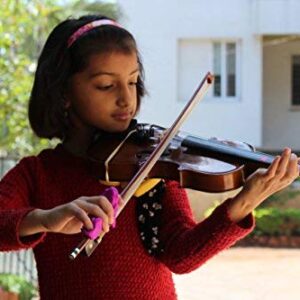 Original Bow Buddy Purple Raspberry 2-Piece Set: Things 4 Strings Bow Hold Buddies Violin/Viola Teaching Aid Accessory