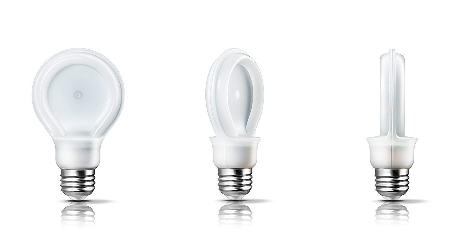 Philips 433227 10.5 watts LED Bulb, Slim Style Dimmable, 4-pack