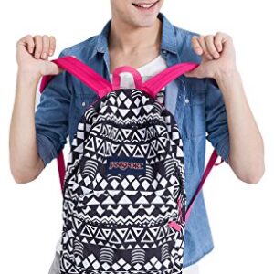 JanSport Unisex SuperBreak Black Geo Graphic One Size