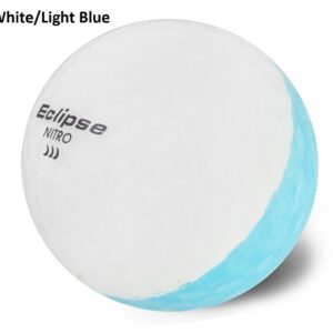 Nitro Eclipse Golf Balls, White/Light Blue