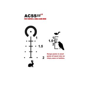 Primary Arms Classic Series 6x32mm Rifle Scope - ACSS-22LR