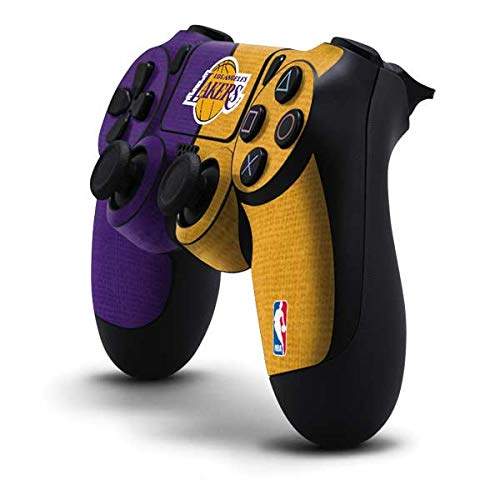 Skinit Decal Gaming Skin for PS4 Controller - Officially Licensed NBA Los Angeles Lakers Canvas Design