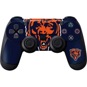 Skinit Decal Gaming skin compatible with PS4 Controller - Officially Licensed NFL Chicago Bears Large Logo Design