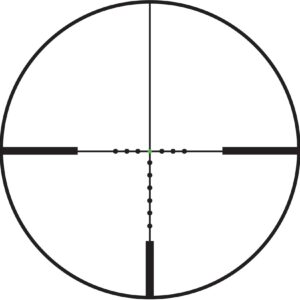 Trijicon TR26-C-200104 AccuPoint 2.5-12.5x42mm Riflescope, 30mm Main Tube, MOA-Dot Crosshair Reticle with Green Dot, Matte black