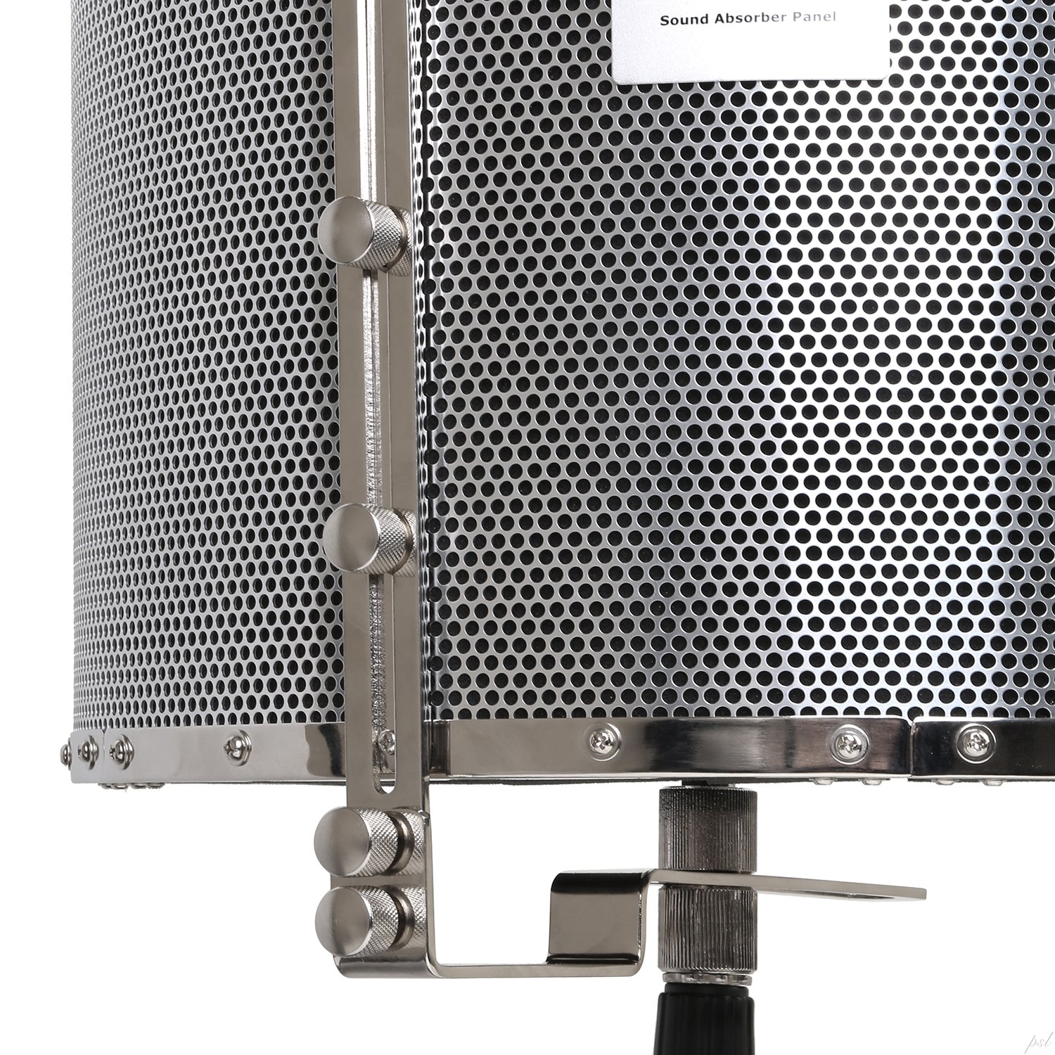 LyxPro VRI-20 Sound Absorbing Acoustic Foam Isolation Portable Microphone Shield, Vocal Recording Panel, High Performance - Stand Mountable