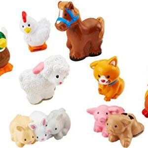 Fisher-Price Little People Farm Animal Friends with Baby Bunnies & Piglets