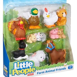 Fisher-Price Little People Farm Animal Friends with Baby Bunnies & Piglets