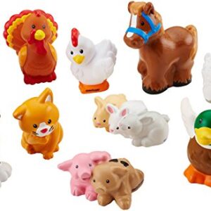 Fisher-Price Little People Farm Animal Friends with Baby Bunnies & Piglets