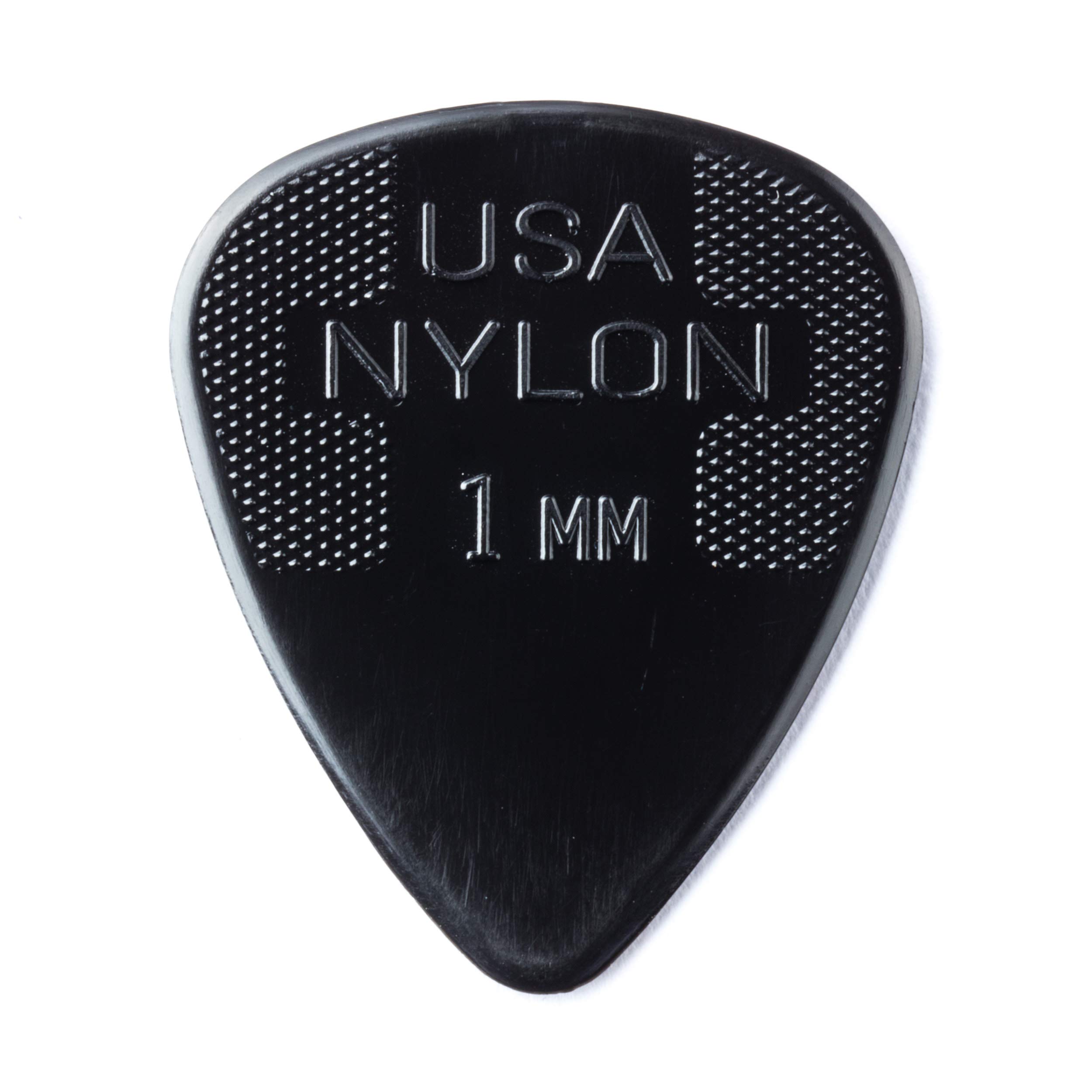 JIM DUNLOP 44P1.0 Nylon Standard, Black, 1.0mm, 12/Player's Pack