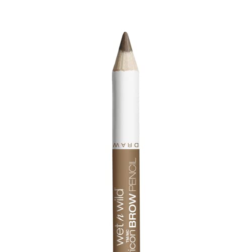 Eyebrow Makeup By wet n wild Color Icon Brow Pencil, Blonde Moments, Light Brown Eyebrow Pencil and Brush