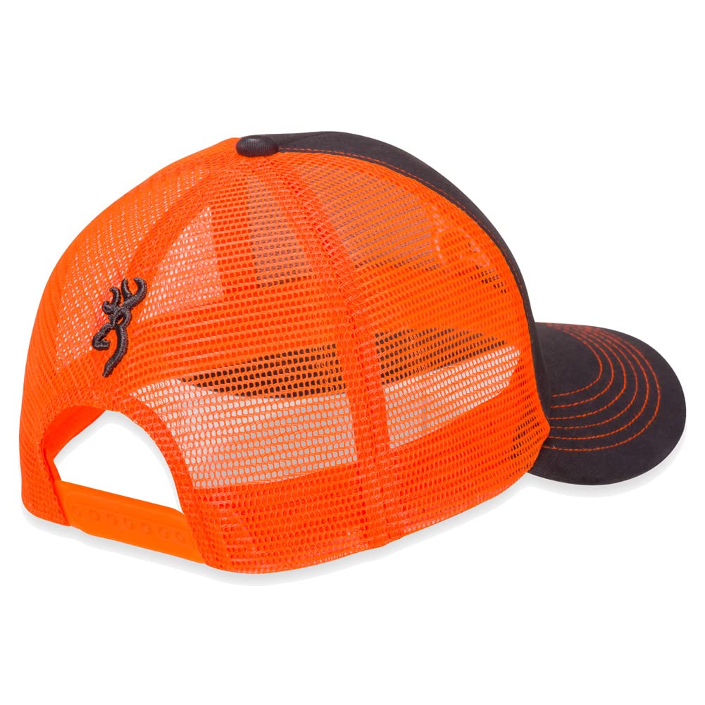 Browning, Flashback Cap, Charcoal/Neon Orange