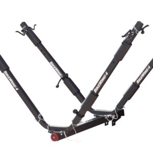 Let's Go Aero BBR253 BikeWing Hitch Rack (4 Tilt Up Four Bike (BBR253)), Black