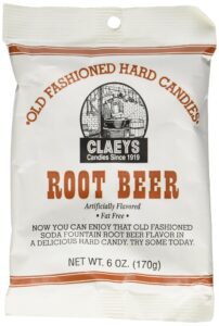 root beer hard candy6oz by claeys candies mfrpartno 686, 6.0 oz