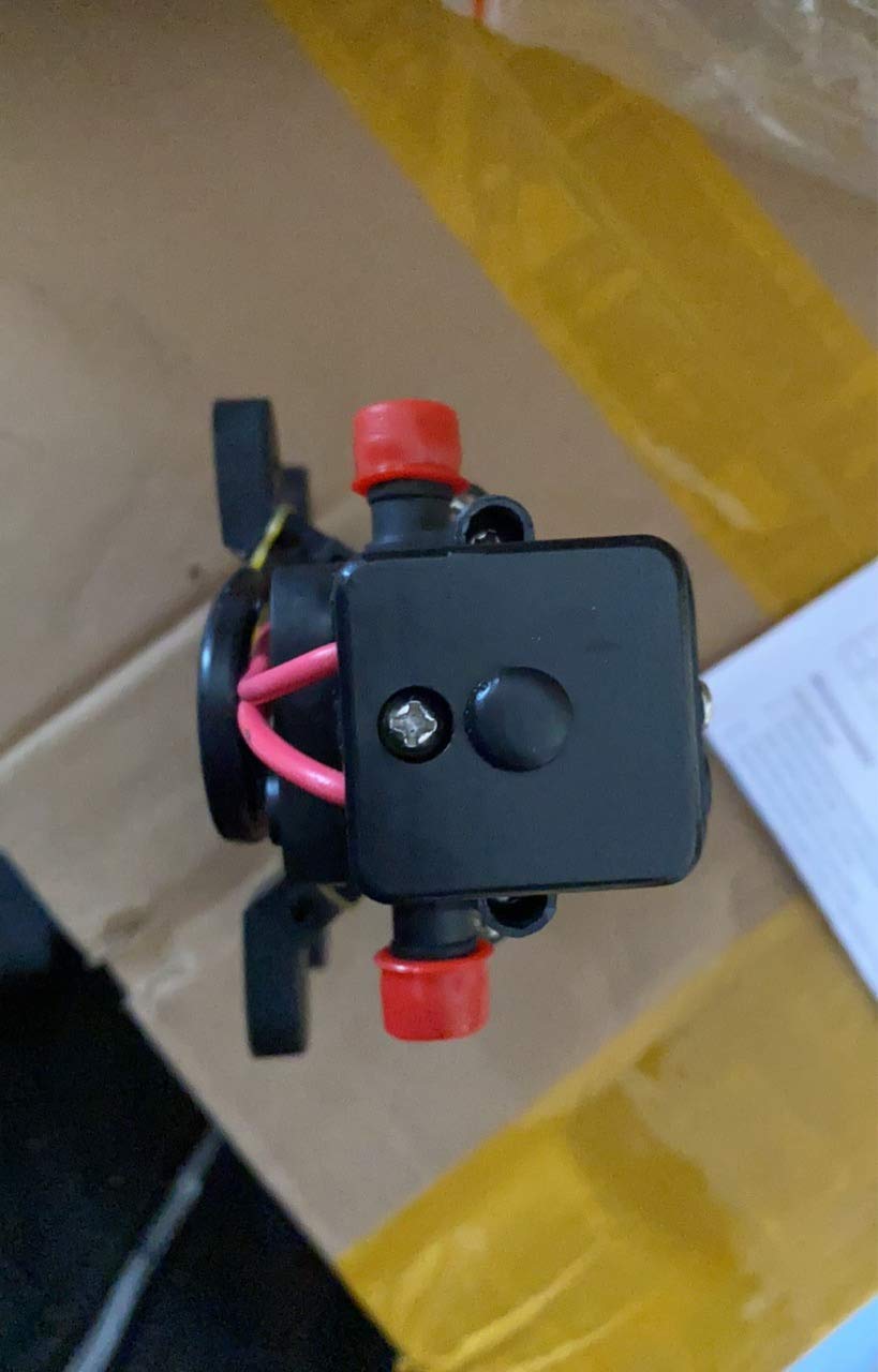 Amarine Made 12v Water Pressure Diaphragm Pump Self Priming Pump 4.3 L/min 1.1 GPM 35 PSI RV Water Pump for Caravan Boat Marine Agricultural