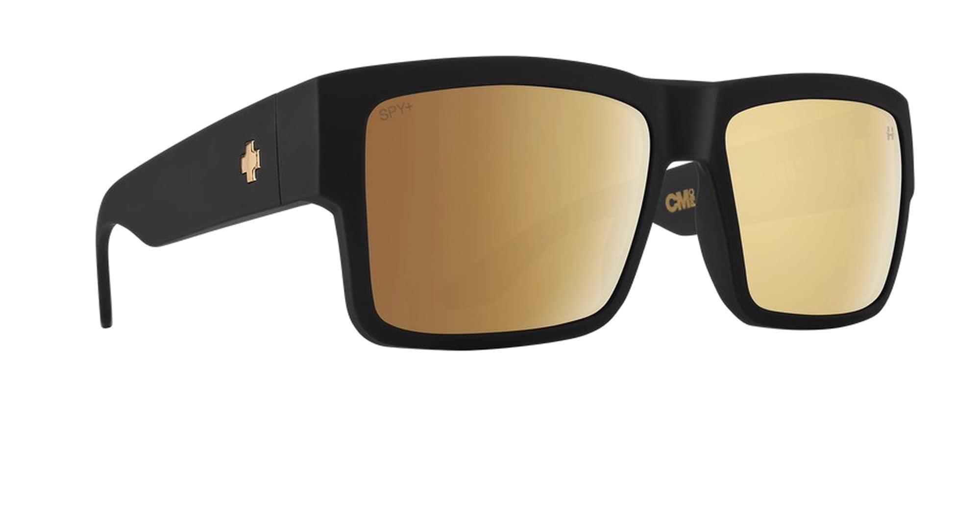 Spy Optic Cyrus Sunglasses - Soft Matte Black Bronze Happy