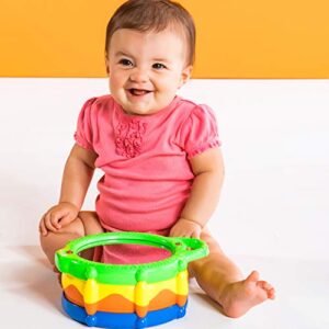 Bright Starts Light & Learn Drum with Melodies, Ages 3 Months +