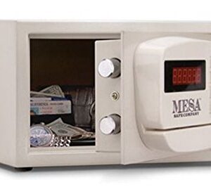 Mesa MH101E-WHT-KA Hotel Safe in White with Electronic Lock