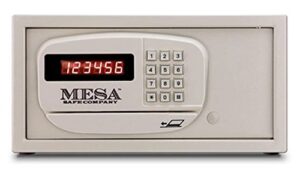 mesa mh101e-wht-ka hotel safe in white with electronic lock