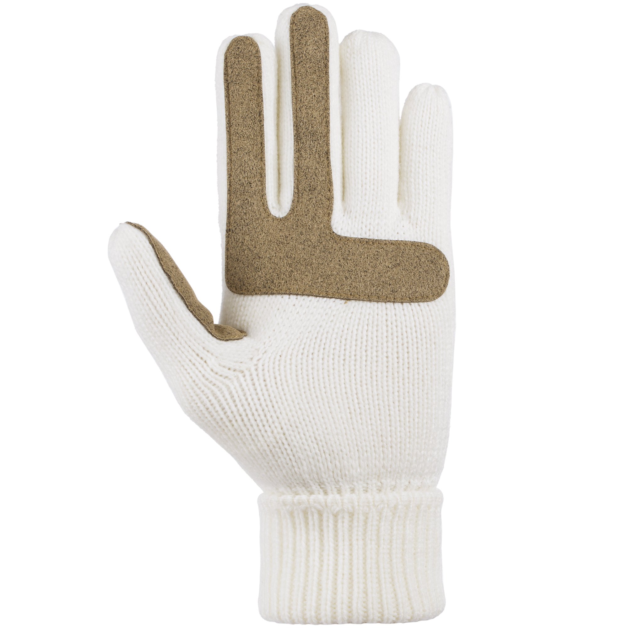 isotoner Women's Cable Knit Gloves with Touchscreen Palm Patches, One Size, Ivory