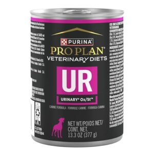 purina pro plan veterinary diets ur urinary ox/st canine formula wet dog food - (pack of 12) 13.3 oz. cans