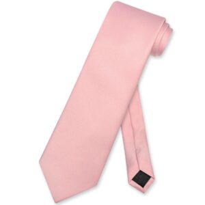 Vesuvio Napoli NeckTie Solid DUSTY PINK Color Men's Neck Tie