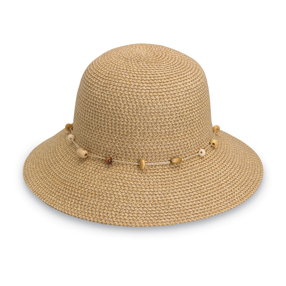 Wallaroo Hat Company Women’s Naomi Sun Hat – UPF 50+, Packable, Modern Style, Designed in Australia – Natural