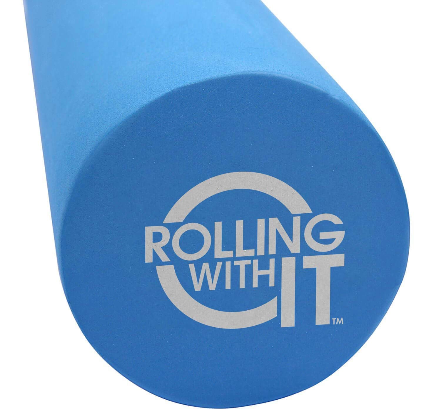 Rolling With It Foam Roller with High Density for Physical Therapy, Muscle Roller for Exercise and Muscle Recovery, Eco-Friendly Back Roller, Firm and Smooth Surface Massage Roller, Size: 13 inches