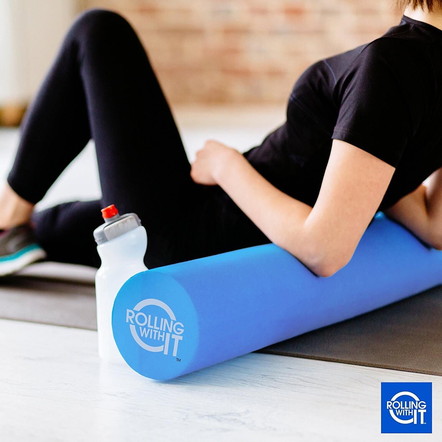 Rolling With It Foam Roller with High Density for Physical Therapy, Muscle Roller for Exercise and Muscle Recovery, Eco-Friendly Back Roller, Firm and Smooth Surface Massage Roller, Size: 13 inches