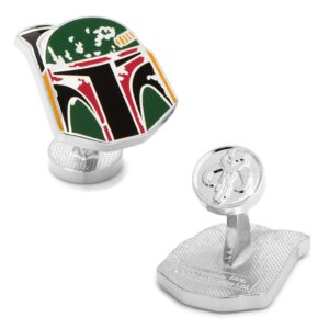 Star Wars Boba Fett Distressed Helmet Cufflinks