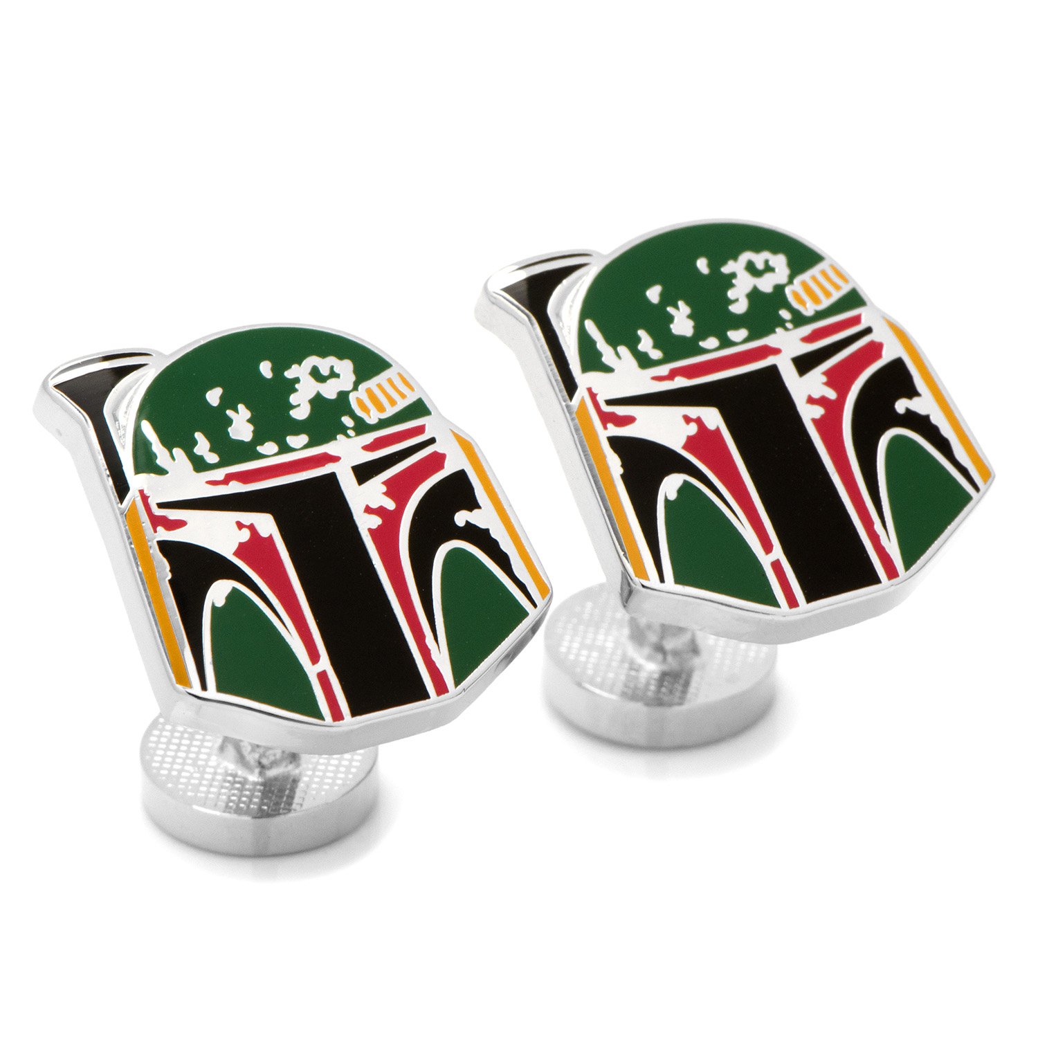 Star Wars Boba Fett Distressed Helmet Cufflinks