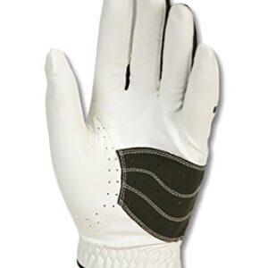 HJ Glove Men's Gripper II Golf Glove, SNOW WHITE, LARGE