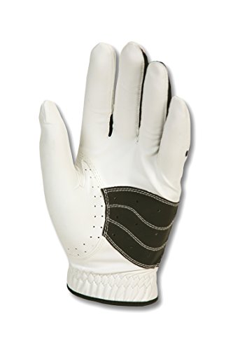 HJ Glove Men's Gripper II Golf Glove, SNOW WHITE, LARGE