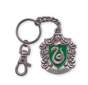 the noble collection slytherin crest key chain