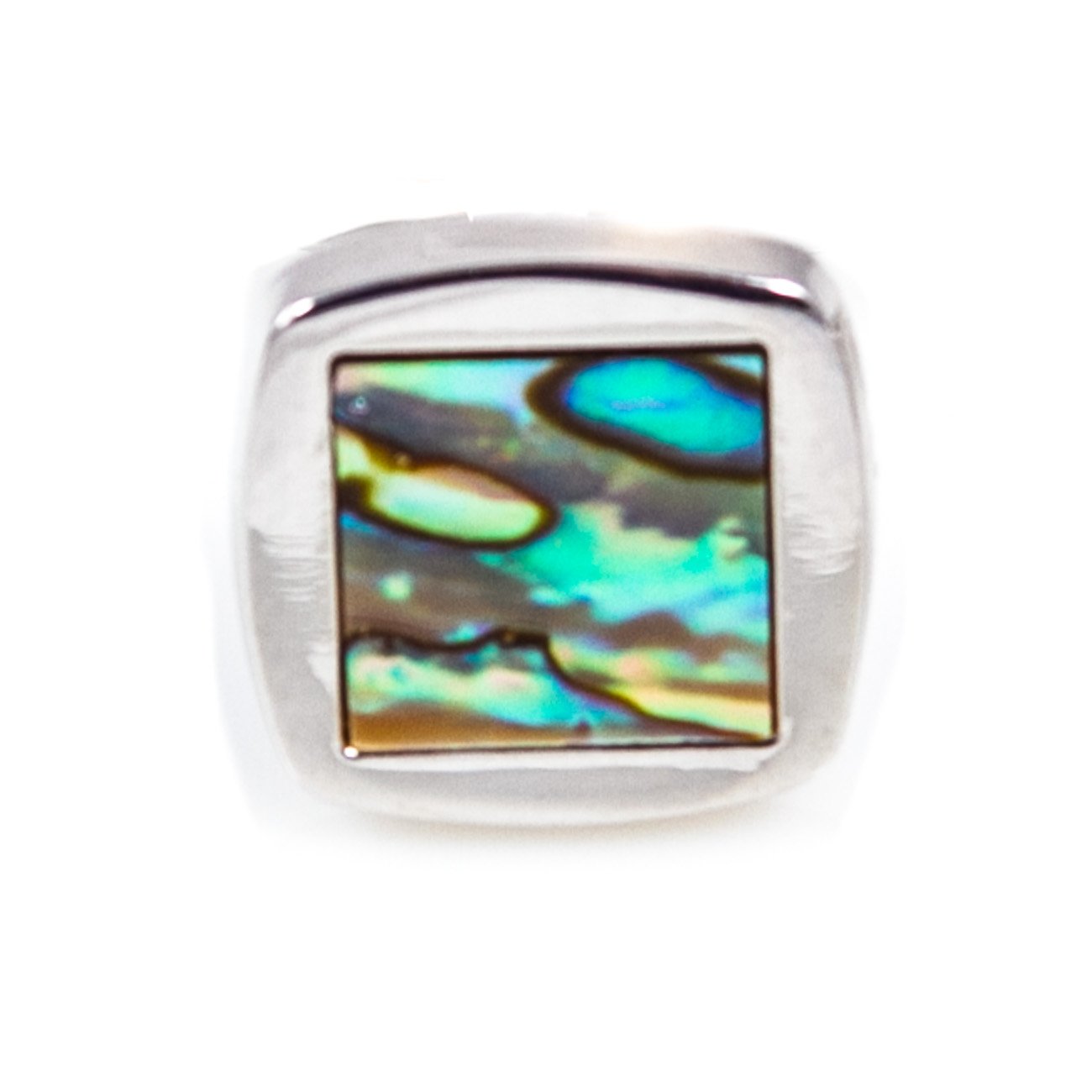 MRCUFF Abalone 4 Pairs Cufflinks in a Presentation Gift Box & Polishing Cloth