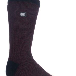 Heat Holders Men's Twist Socks Black/Grey Twist/Men's 7-12 in Mens 7-12