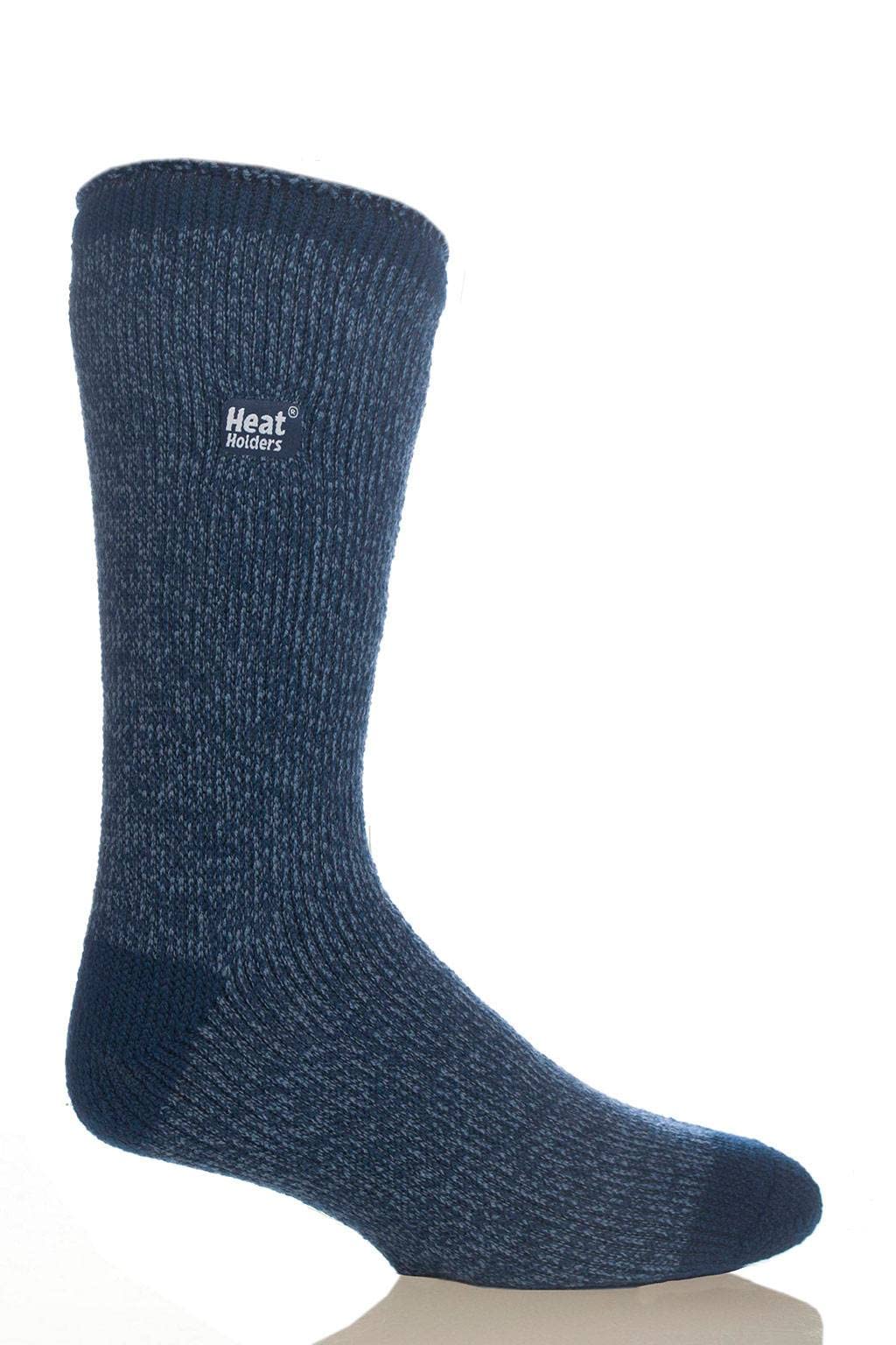 Heat Holders Men's Twist Socks Black/Grey Twist/Men's 7-12 in Mens 7-12