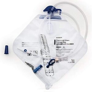 medi-pak performance urinary drainage bag with anti-reflux chamber - 20 each / case